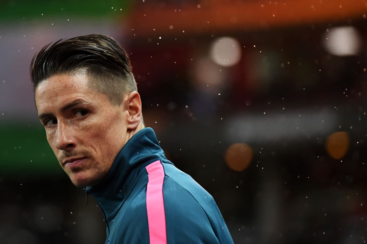 Fernando Torres fue titular y demostró durante el partido que aún tiene vigencia goleadora.