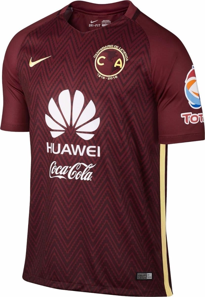 <b>Playera conmemorativa al centenario del club y al estadio Azteca - 2016</b>
