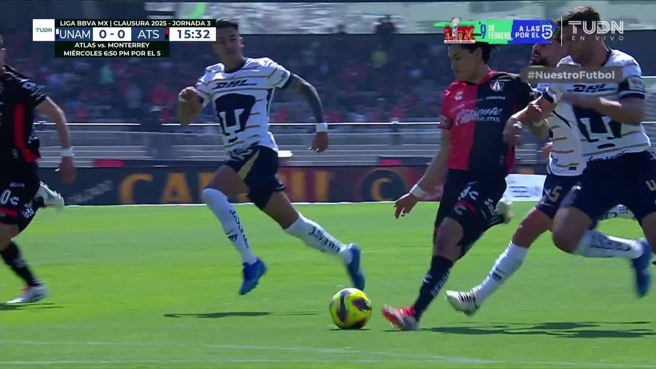 ¡Le faltaron piernas! Jeremy se escapa, pero saca tiro muy débil