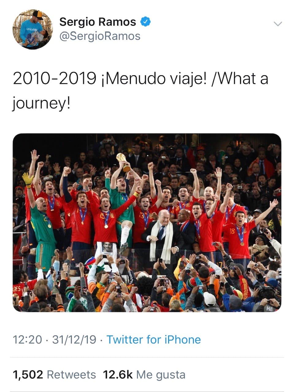 Jugadores entrenadores y clubes desean un gran 2020 a todos sus aficionados.