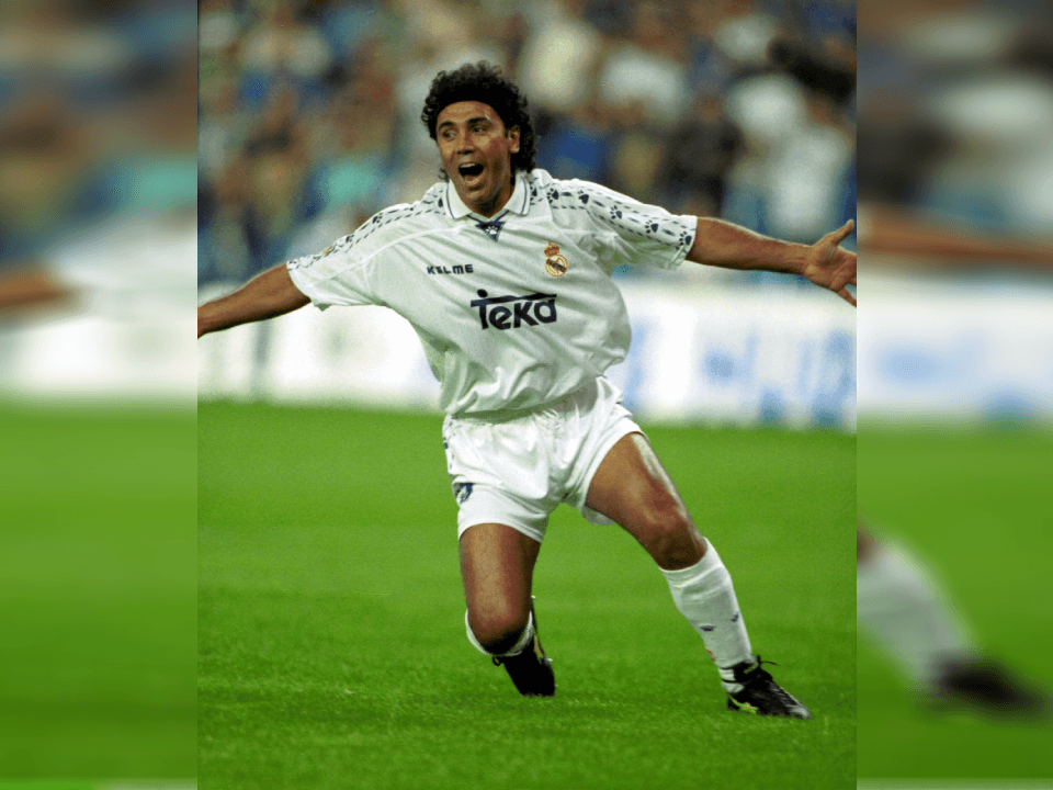 Un pase centrado y exacto a su posición dentro del área, rematando hacia la arquería de Josu, le dio el gol número 164 en la Liga española y su último con el equipo merengue.