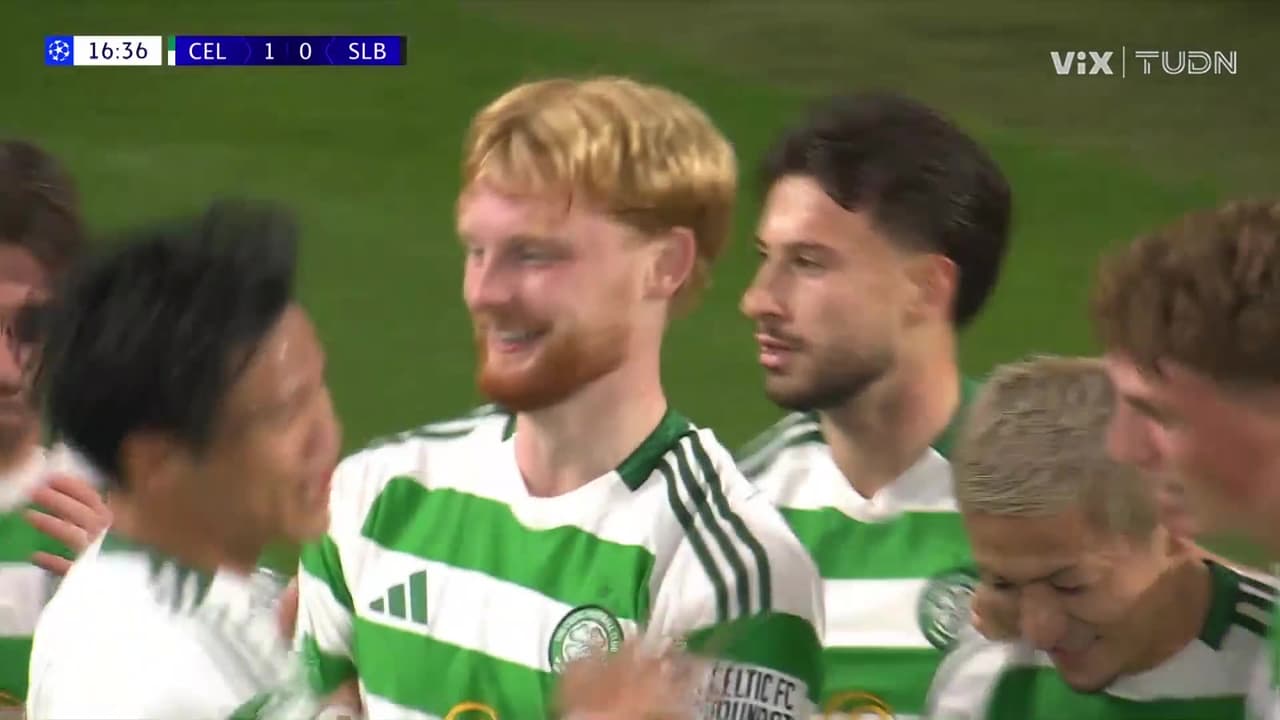 ¡Gol del Celtic! Scales marca el primero a los 17'