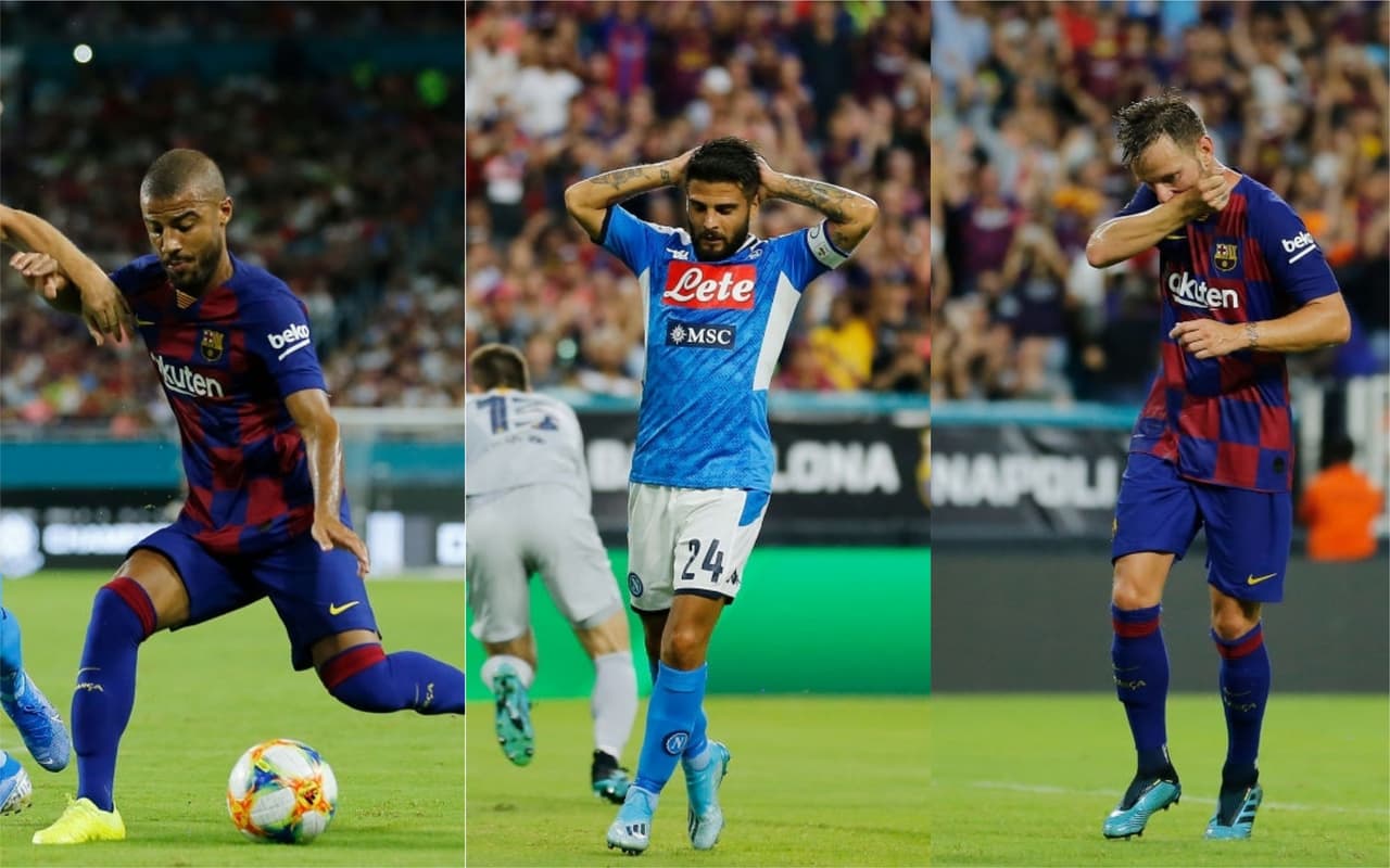 El FC Barcelona derrotó al Napoli posible futuro equipo del mexicano Hirving Lozano dos goles a uno en un entretenido encuentro debido a que ambos equipos tuvieron muchas llegadas al arco rival.