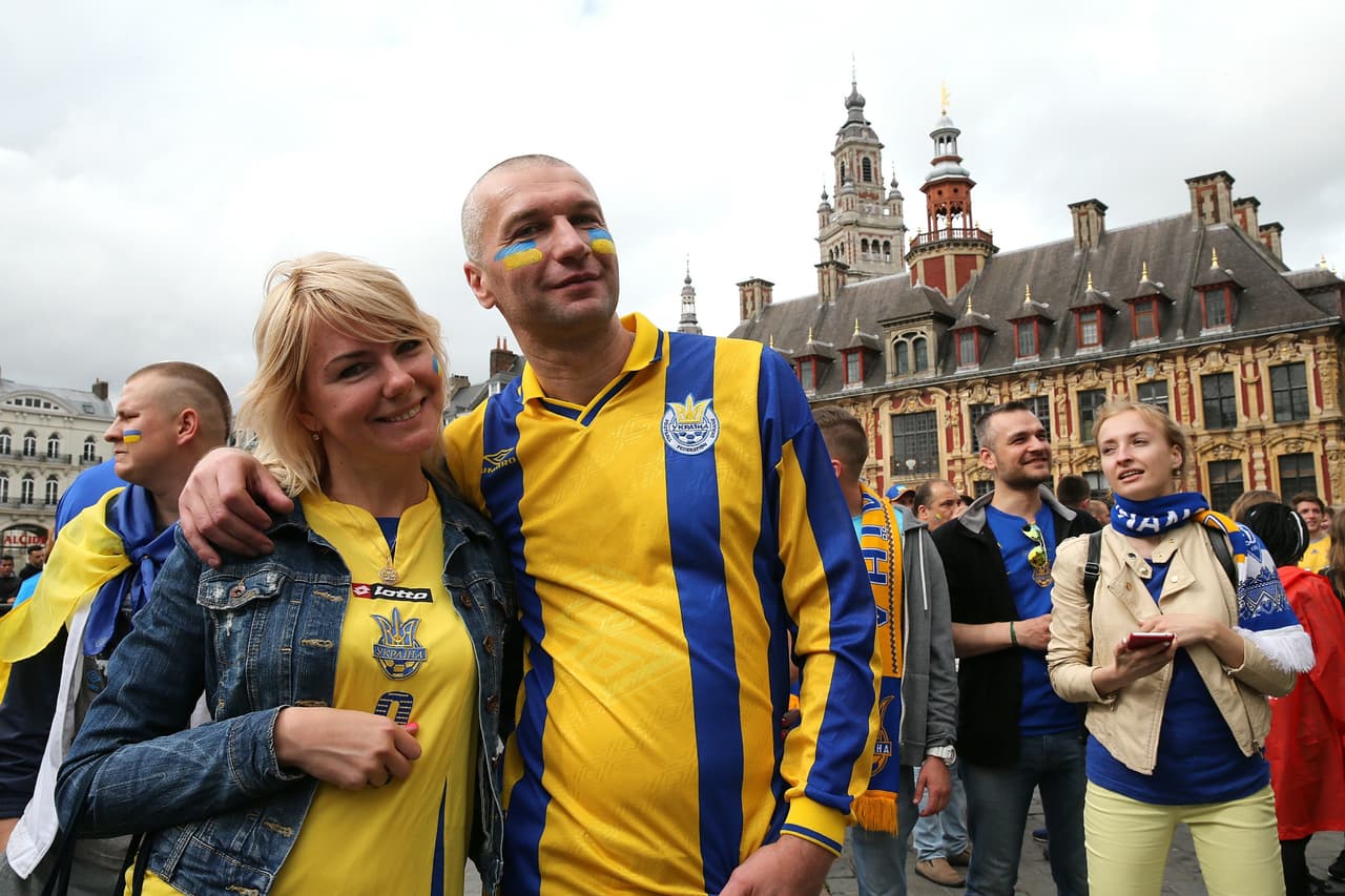 Los colores de Ucrania.