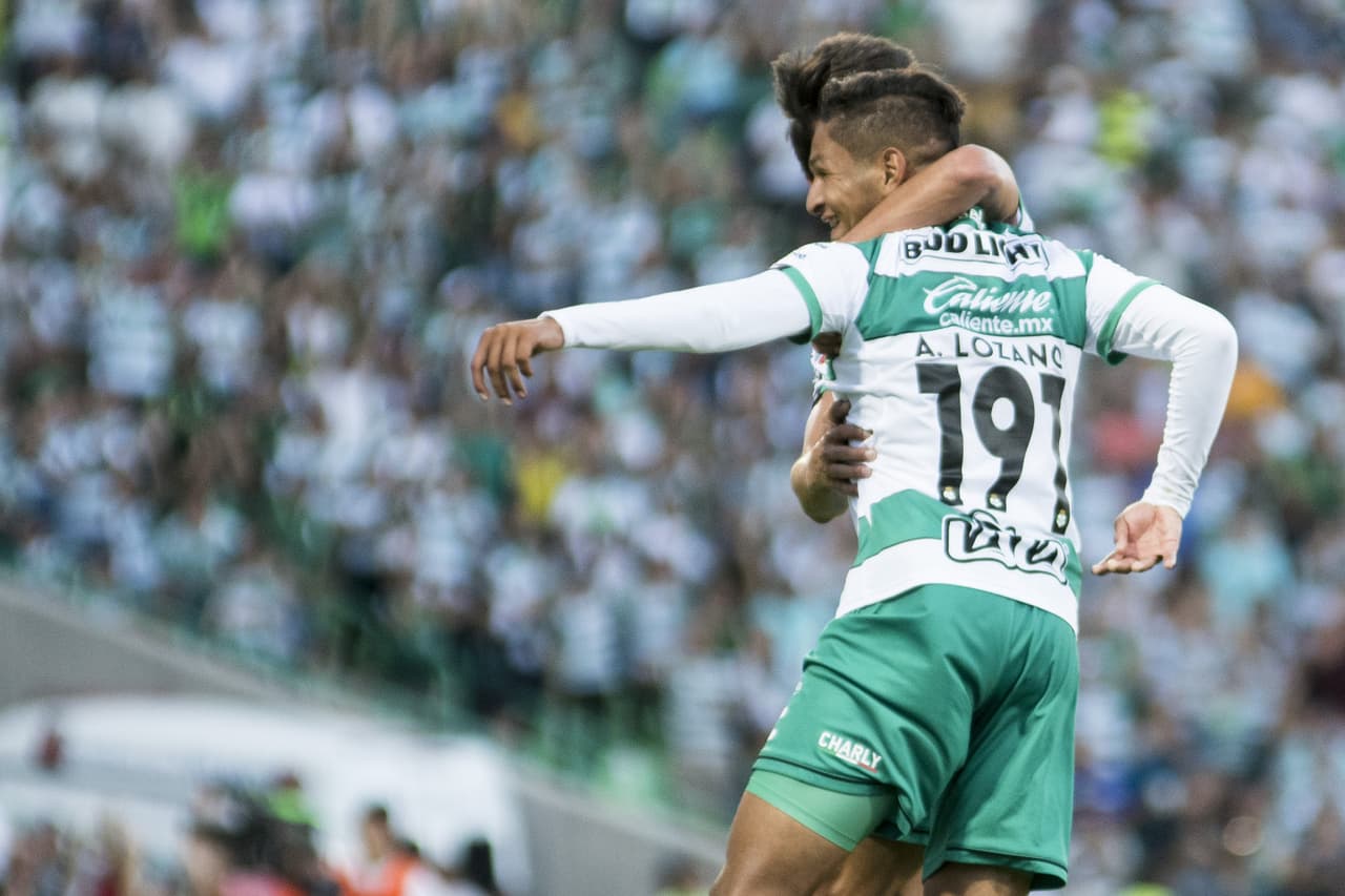 Gol de Carlos Orrantia en el Santos 3-0 FC Juárez