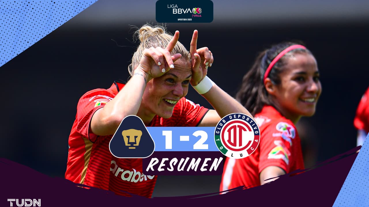 Resumen | ¡Infierno en CU! Toluca derrota a Pumas en la Jornada 10