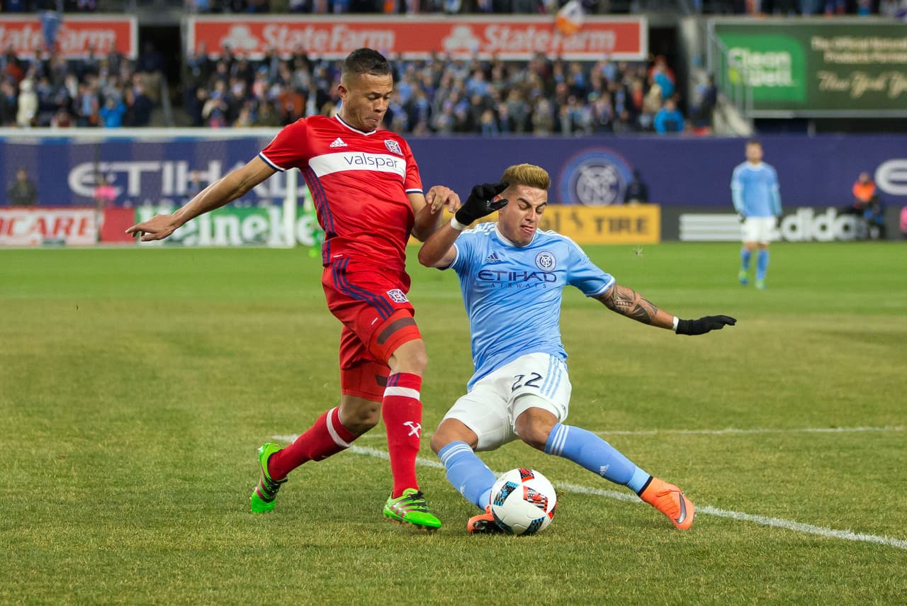 RONALD MATARRITA (DEF) | El costarricense de New York City FC tuvo una noche espectacular en el Yankee Stadium con 91% de pases completos y siete balones recuperados en el empate sin goles ante Chicago Fire.