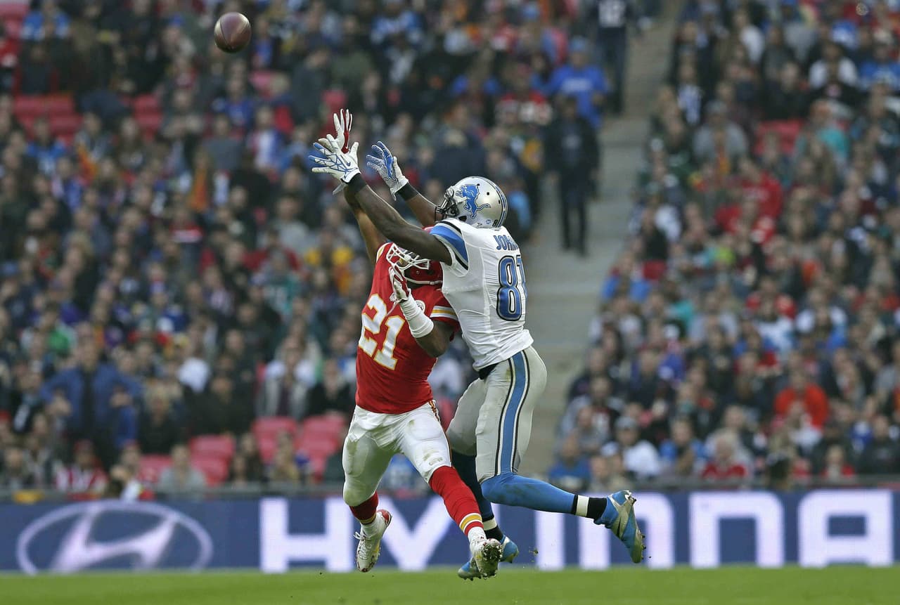 Calvin Johnson no entrenó pero espera estar listo contra los Detroit Lions