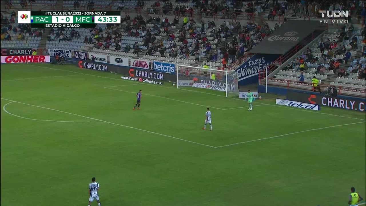 ¡GOOOL! Nicolás Ibáñez anota para Pachuca.