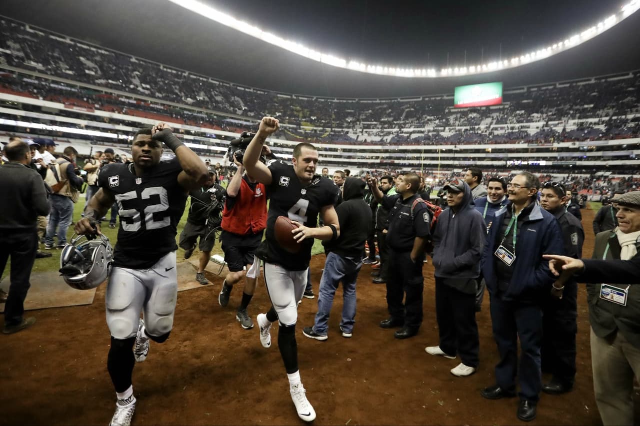 Los Raiders vencieron por 27-20 a los Texans el pasado 21 de noviembre.