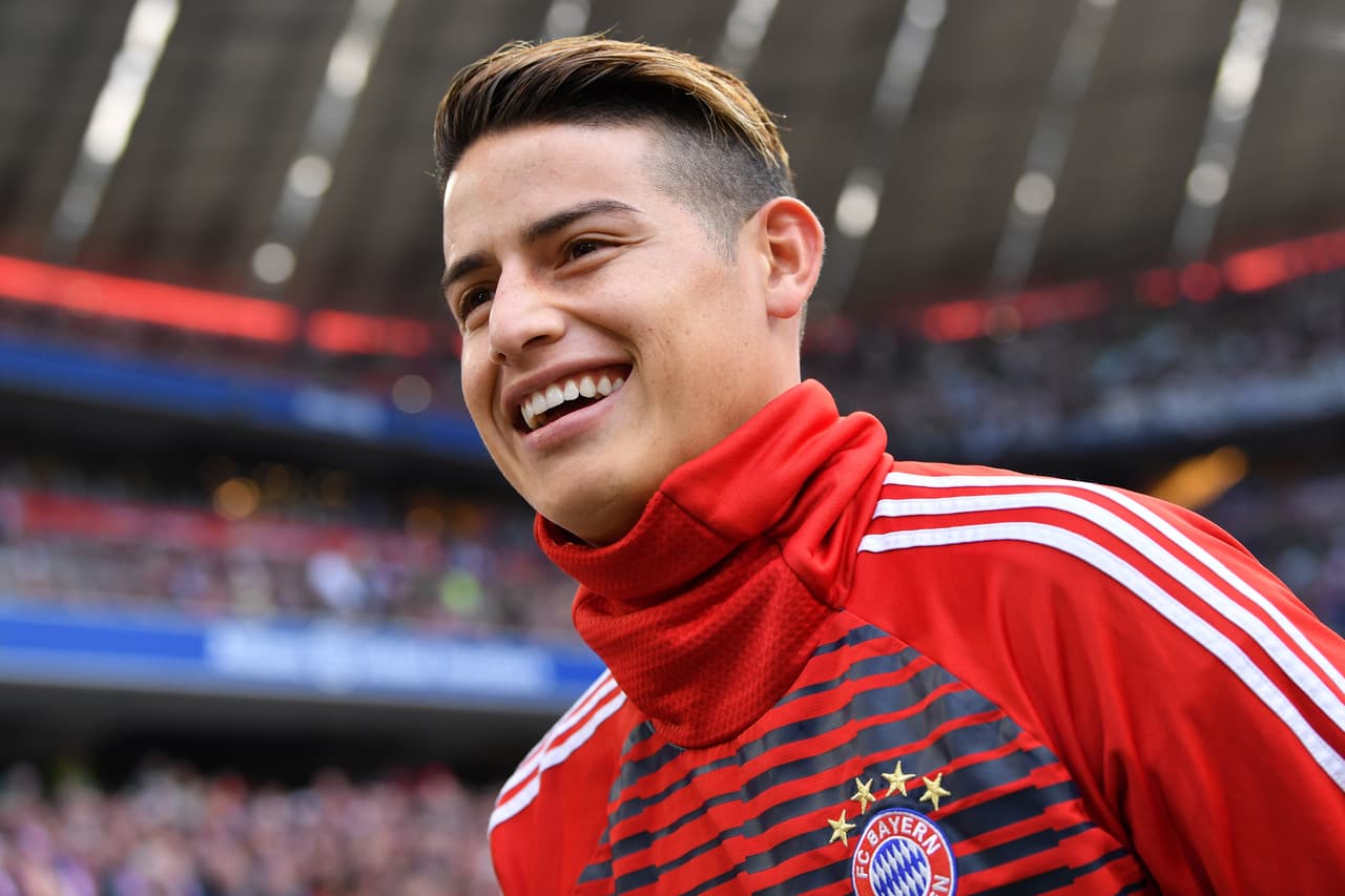 Hay otros que buscan volver a tener esa sonrisa, como James Rodríguez desde que salió del Real Madrid al Bayern Múnich.