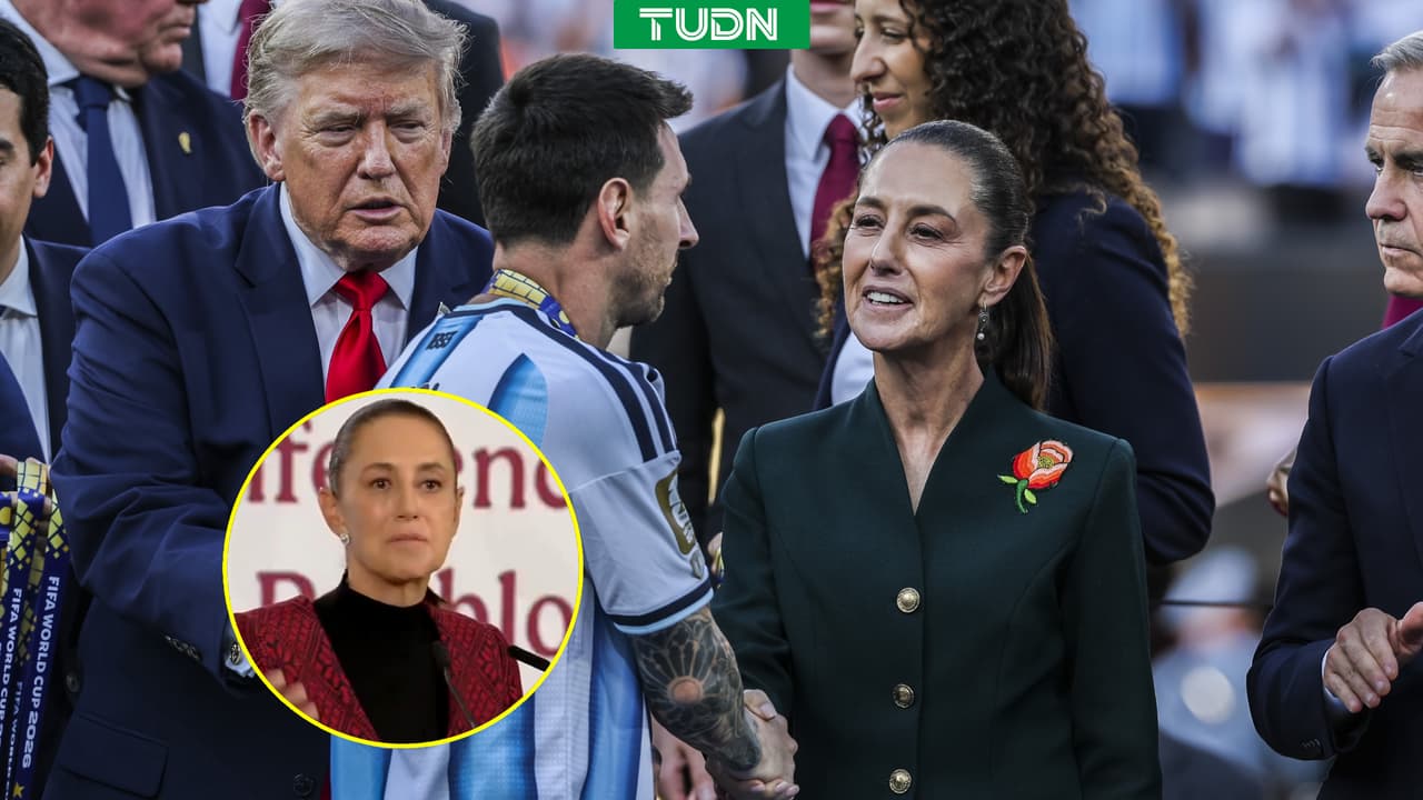 Claudia Sheinbaum aclara lo ocurrido en la premiación del Mundial 2026