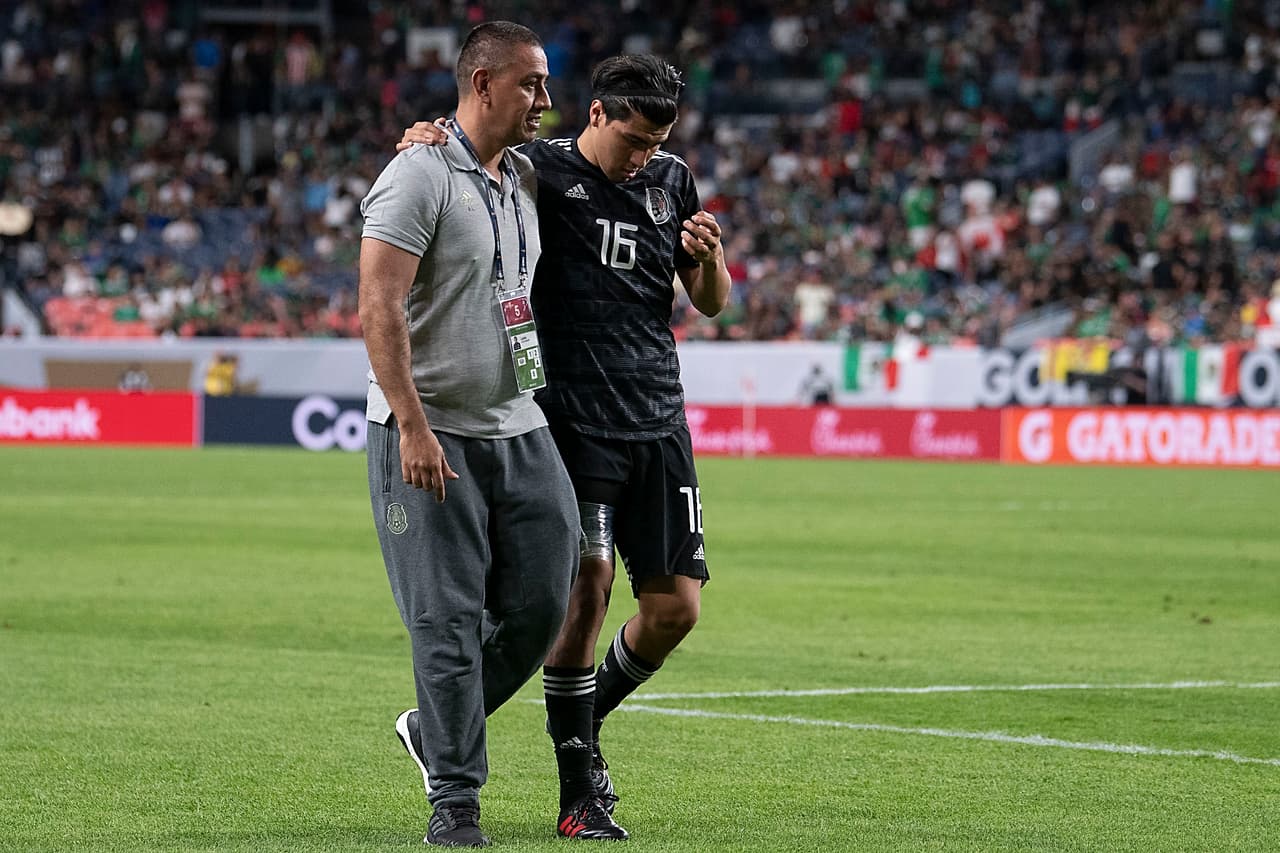 Erick Gutiérrez será baja dos semanas; se pierde Copa Oro