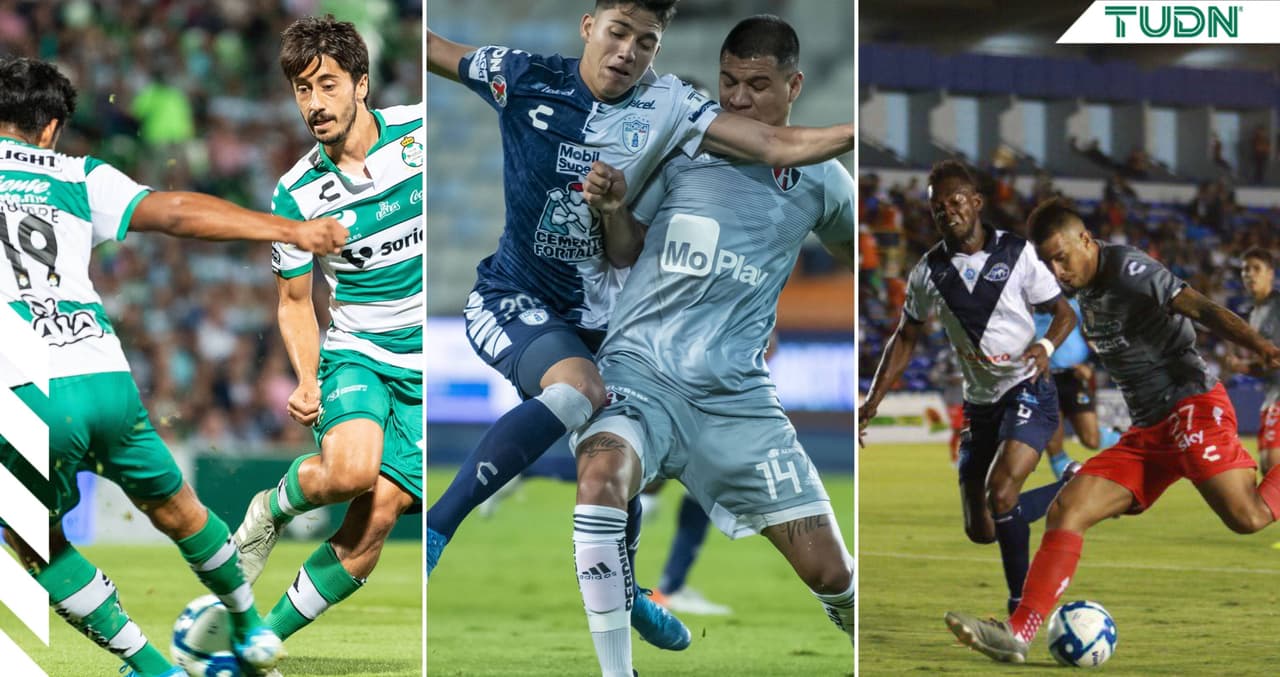 Pachuca 1-1 Atlas, Celaya 1-0 Necaxa, Santos 2-0 Guadalajara.