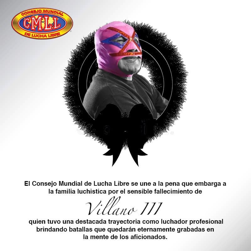 La lucha libre nuevamente de luto: falleció Villano III