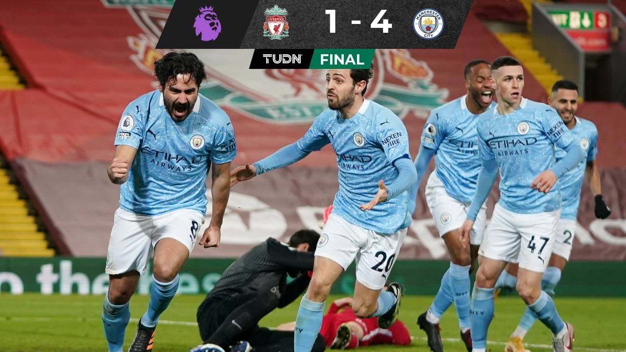 Con errores y golazos el City golea al Liverpool