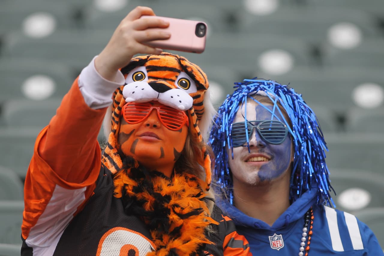 Hasta este bengalí hizo parte y guardo el recuerdo de una celebración como Halloween que le dio un ingrediente diferente a la jornada de la NFL, con disfraces para enmarcar.