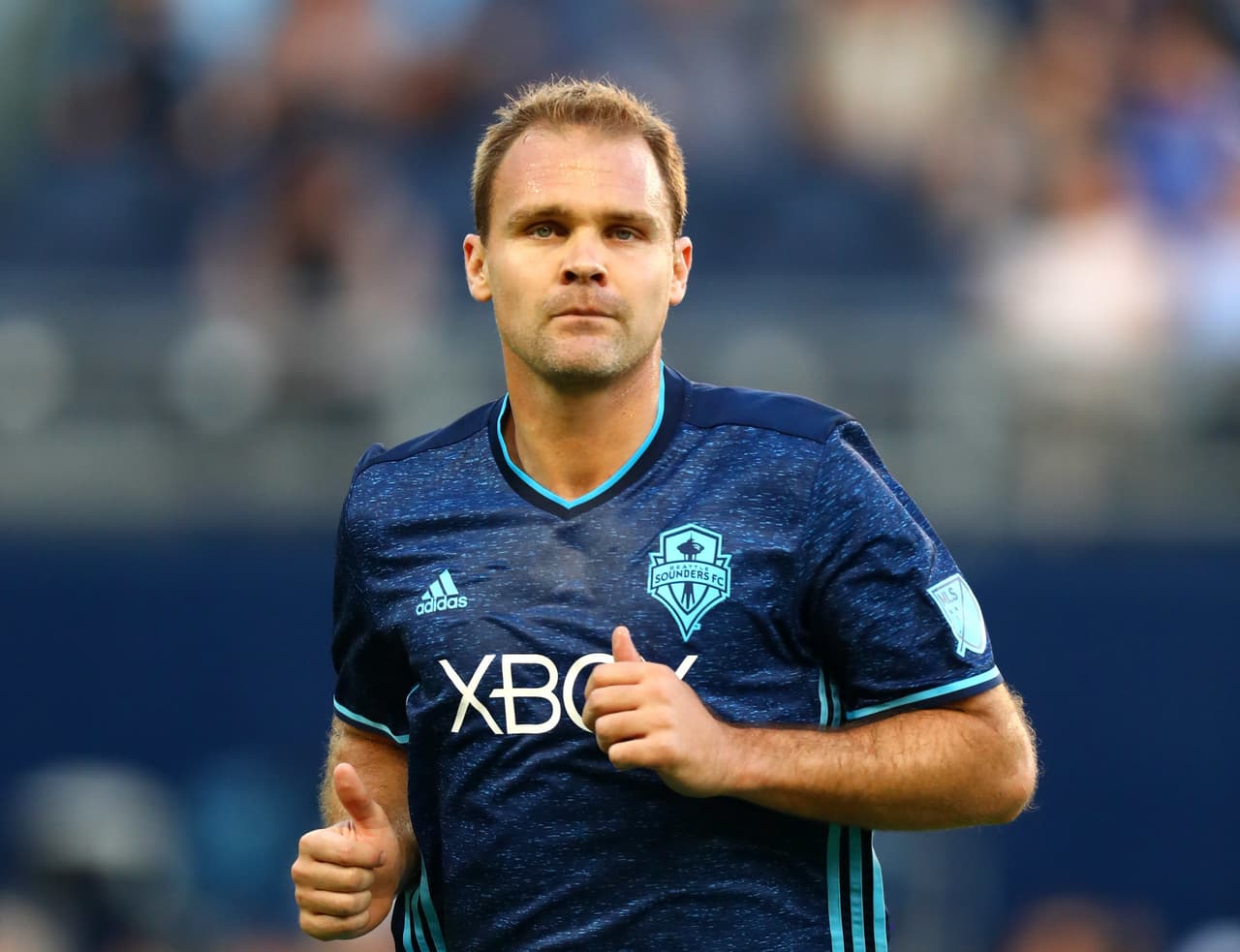 Los Sounders se esforzaron para quedarse con una trabajada victoria por la mínima frente a Sporting Kansas City. Chad Marshall fue una garantía en la retaguardia del club de la región de Cascadia. (USA Today Images)