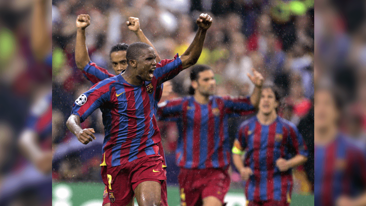 Hasta el minuto 76’ los culés comenzaban a ver luz. Eto’o emparejó los cartones tras recibir una pared de Larsson.