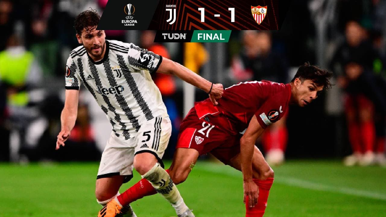 ¡Suspenso! Juventus arrebata triunfo al Sevilla en la Europa League