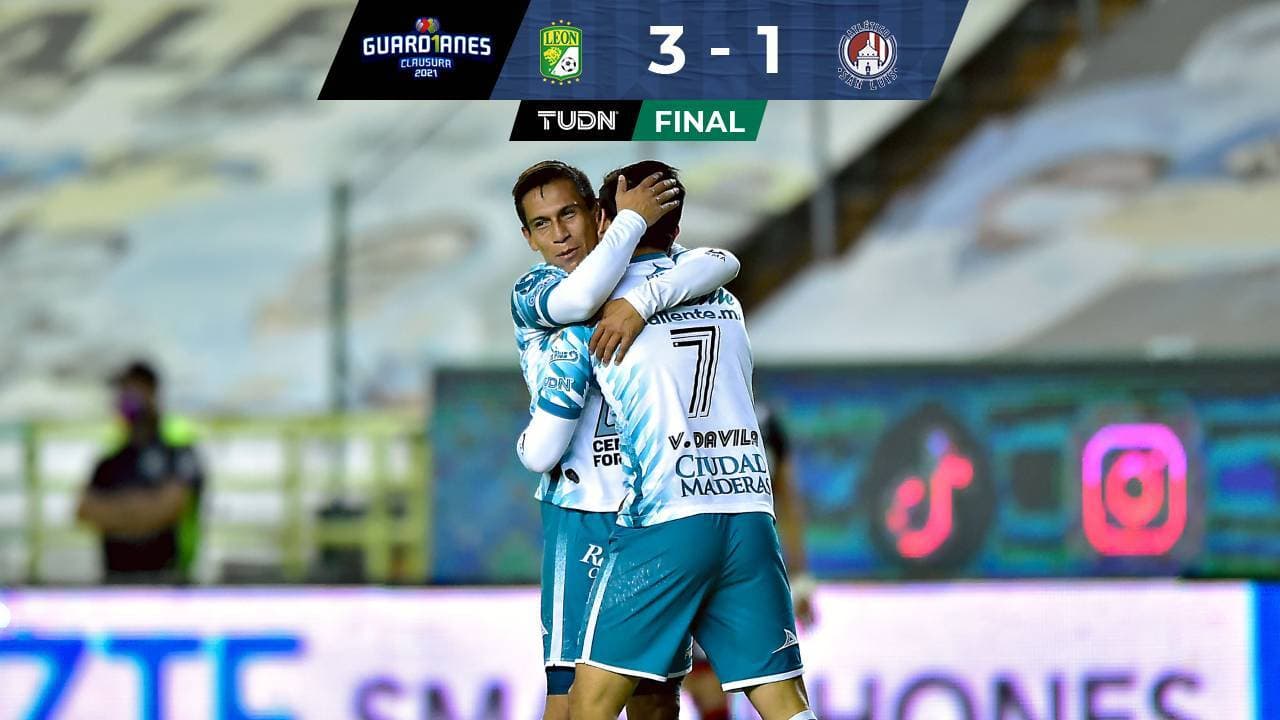 León logra su primer triunfo del torneo a costa del San Luis