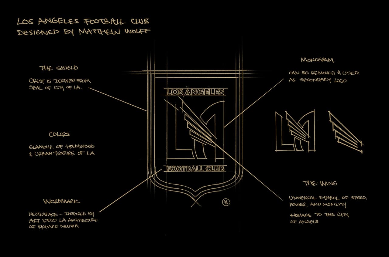 LAFC logo en detalle