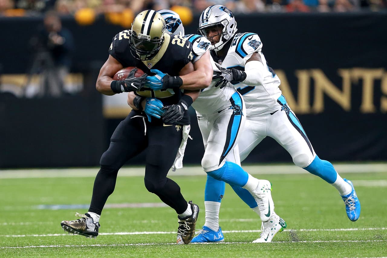 Mark Ingram tuvo 14 acarreos para 85 yardas y una anotación. Además sumó 37 yardas en 6 recepciones.