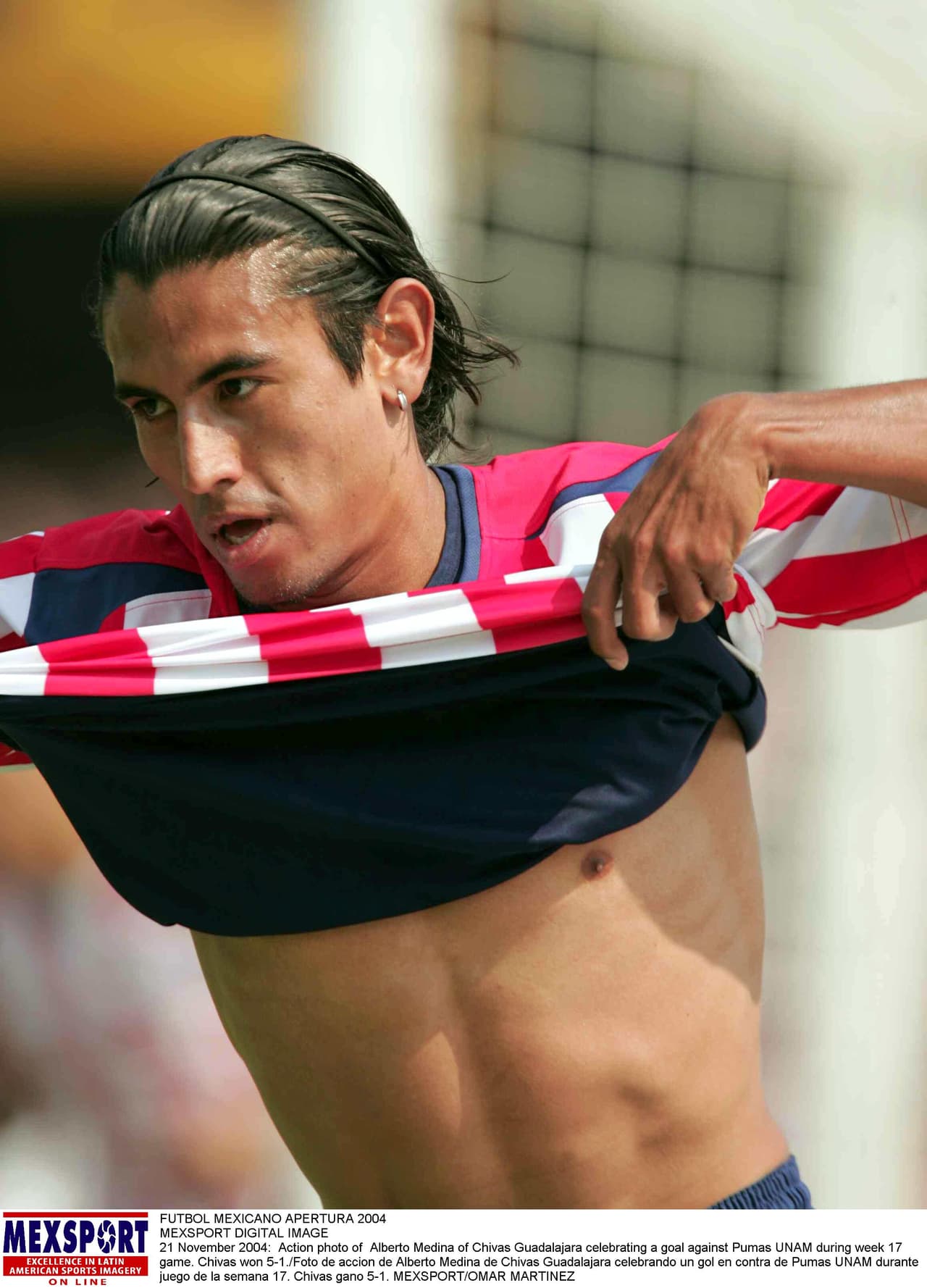 Pumas 1-5 Chivas. Torneo Apertura 2004, Liga MX