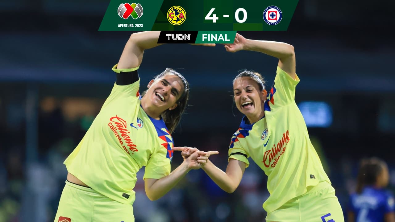 América luce imparable tras golear a Cruz Azul en la Jornada 6