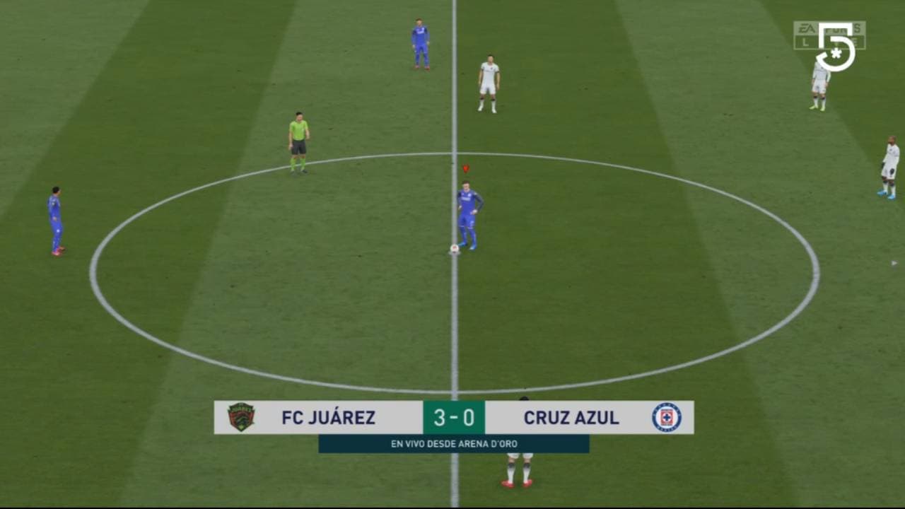 Eder Borelli y los Bravos de Juárez apalearon al Cruz Azul 4-1 en la última jornada de la primera edición de la eLiga MX.