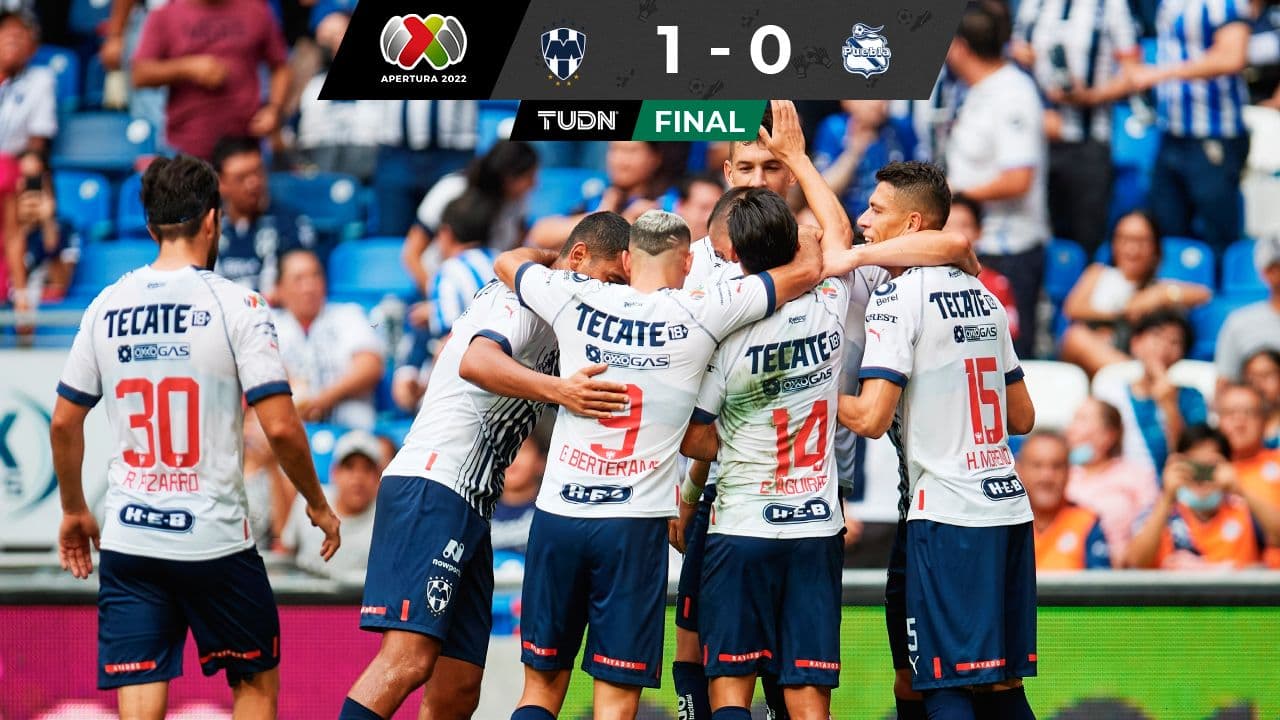 Rayados sigue líder tras vencer a un irreconocible Puebla