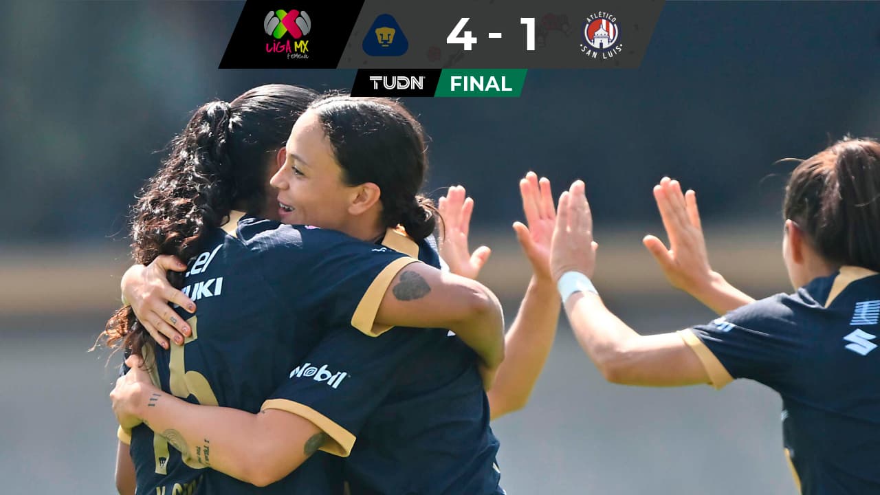 ¡Rugido en C.U.! Pumas vence a San Luis con golazos y sueñan con Liguilla