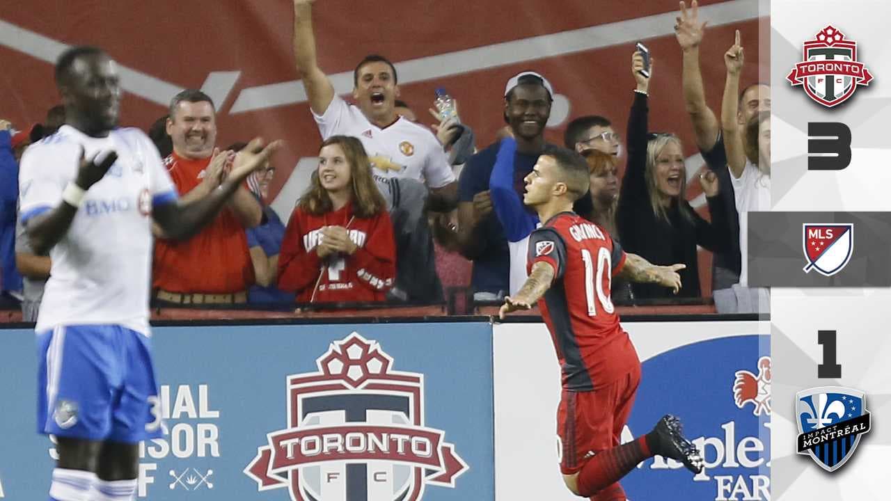 Sebastian Giovinco y Toronto FC hunden en media hora al Montreal Impact para ganar 3-1