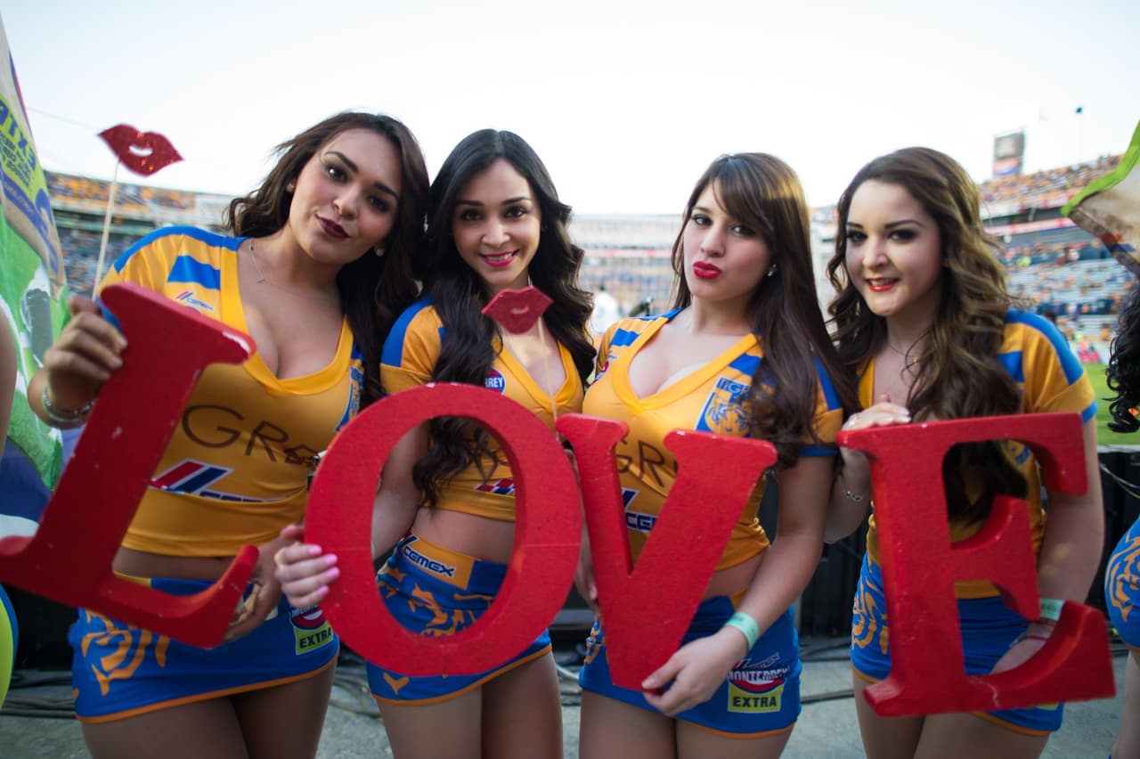 La belleza de las porristas en la fecha 6