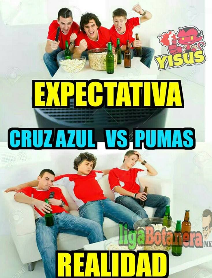 Los memes del triunfo de América y Chivas, pero las burlas se las llevó Pumas y Cruz Azul con su empate 0-0