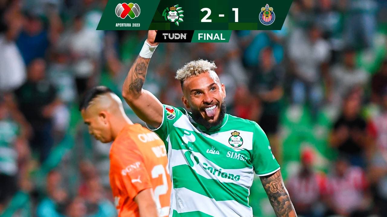 ¡Partidazo! Santos quita el invicto al líder Chivas