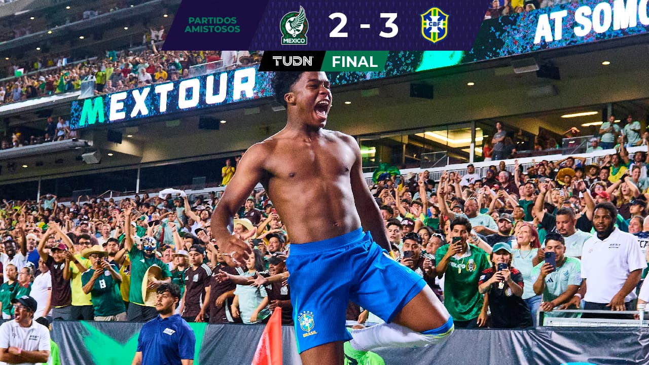¡Agónico! Con gol de Endrick, Brasil vence a México en el último minuto