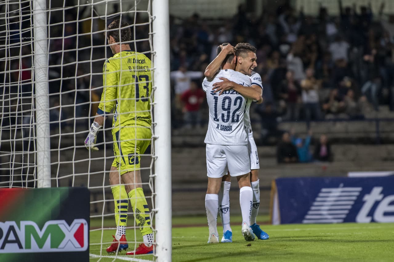 Amaury García debutó con gol y le dio el empate a Pumas