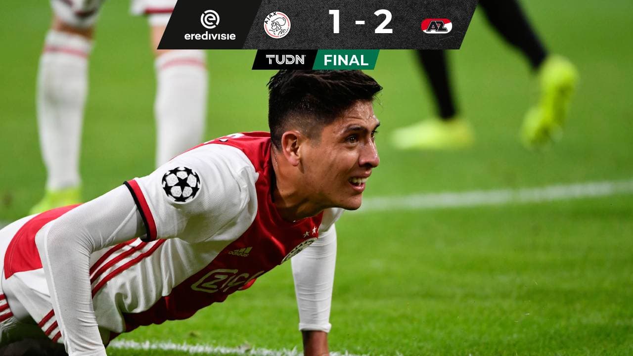 Edson Álvarez tiene un mal partido en la derrota del Ajax