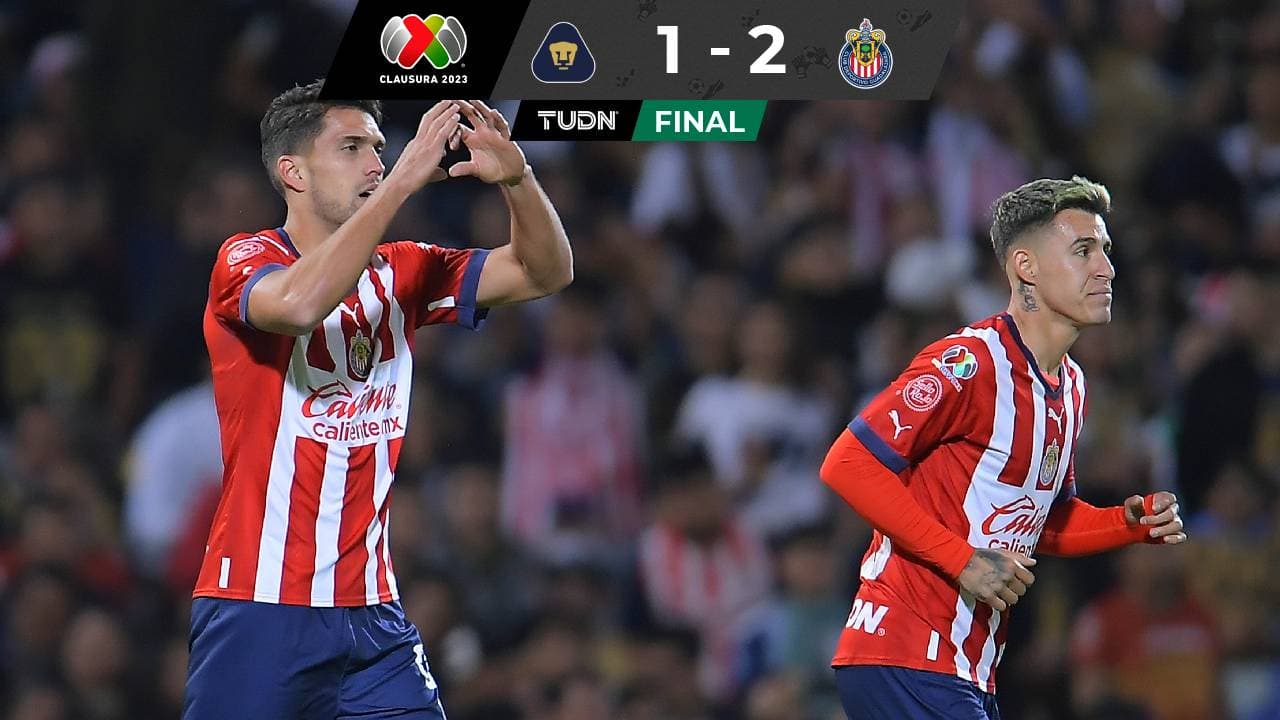 Pumas vs. Chivas RESUMEN Liga MX: El Rebaño se mantiene invicto como visitante