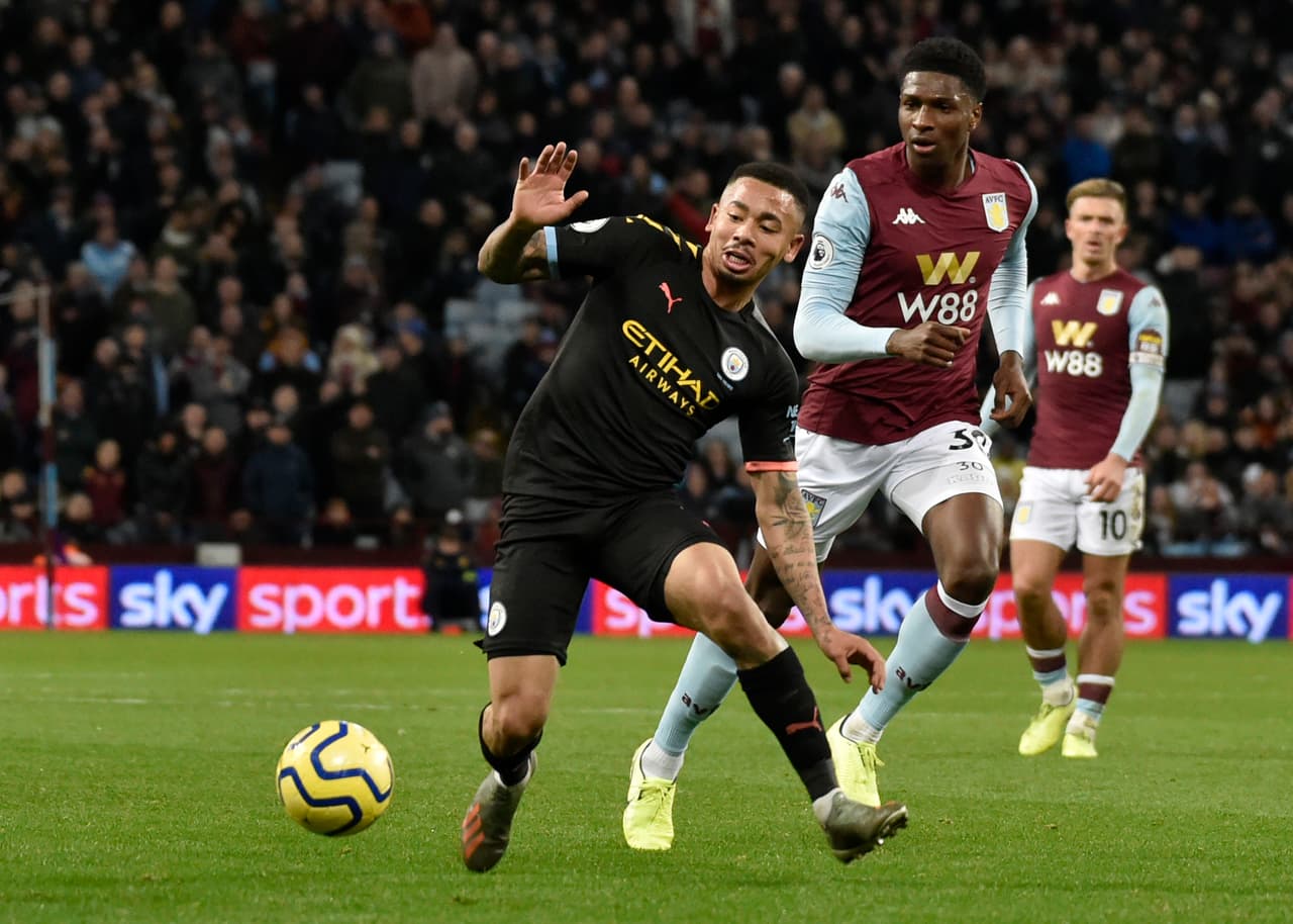 Con triplete de Segio Agüero, doblete de Riyad Mahrez y gol de Gabriel Jesus, Manchester City golea 1-6 al Aston Villa en su casa.