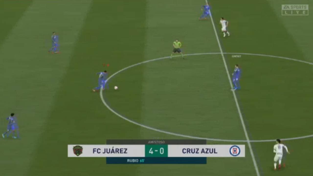 Eder Borelli y los Bravos de Juárez apalearon al Cruz Azul 4-1 en la última jornada de la primera edición de la eLiga MX.