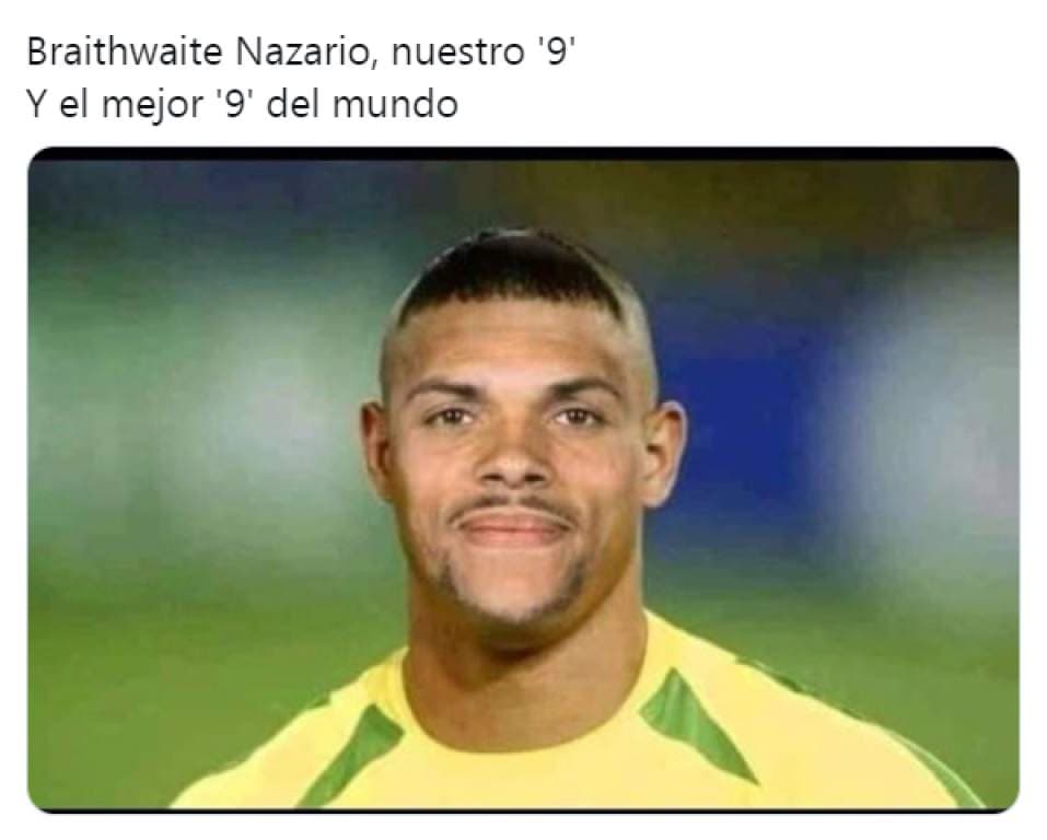 Braithwaite y el Barcelona fueron blanco en los memes | Al cabo de la cuarta fecha de la UEFA Champions League, el danés fue el protagonista del cotorreo en las redes sociales.