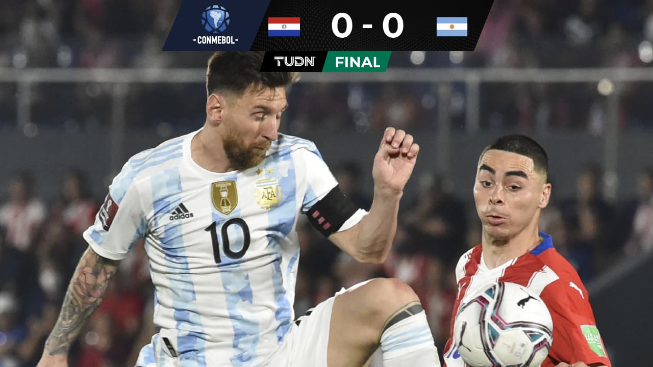 Argentina de Messi no le hace daño a Paraguay y firman empate