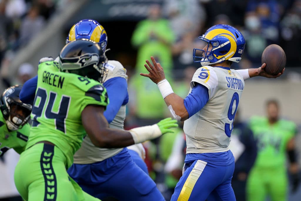 Los Rams visitan a los Seahawks y les pegan 26-17 en el Lumen Field.