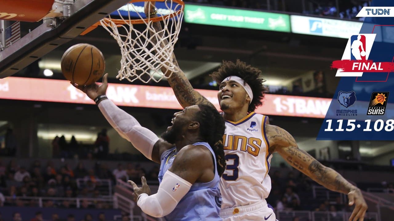 Suns viajan a México con derrota en la maleta al caer con Grizzlies