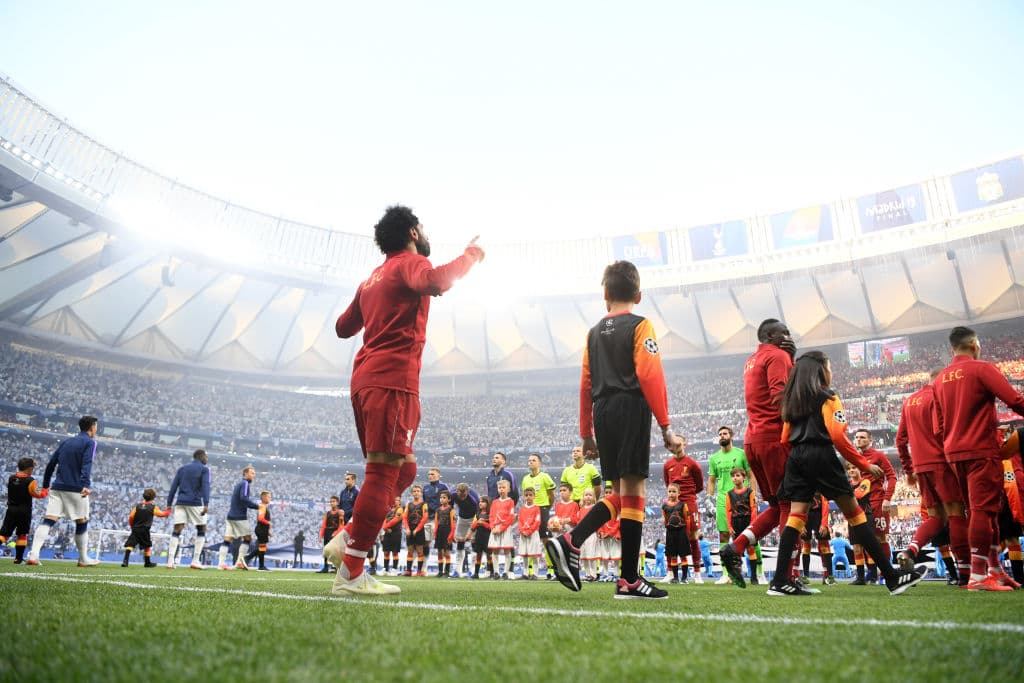 Mohamed Salah saltó al campo en el Wanda Metropolitano con la ilusión de tener su revancha tras lo ocurrido el año anterior en Cardiff contra el Real Madrid.