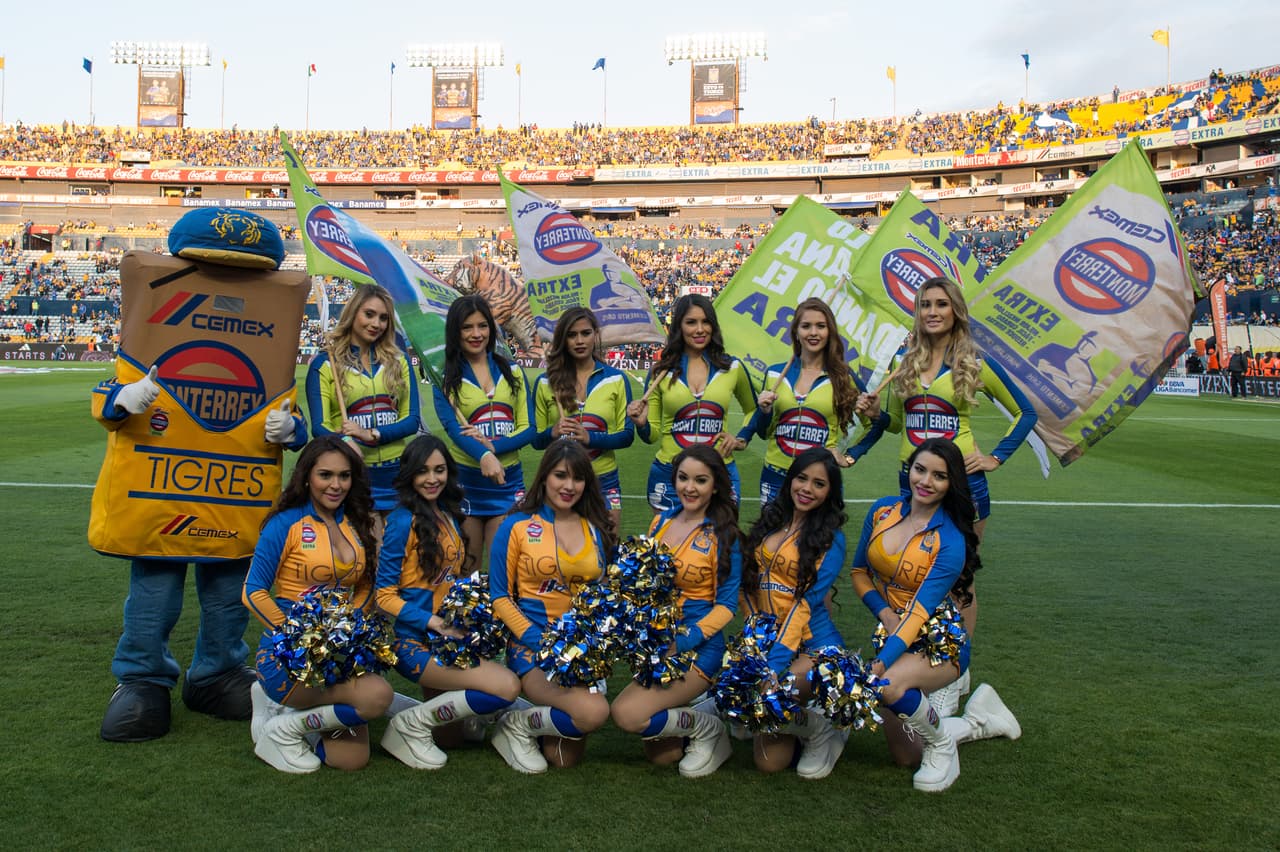 La belleza de las porristas en la fecha 12