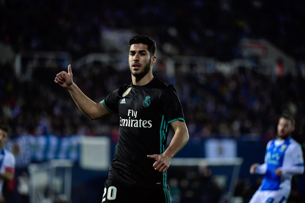 De último minuto, Marco Asensio da la victoria 1-0 al Real Madrid sobre el Leganés