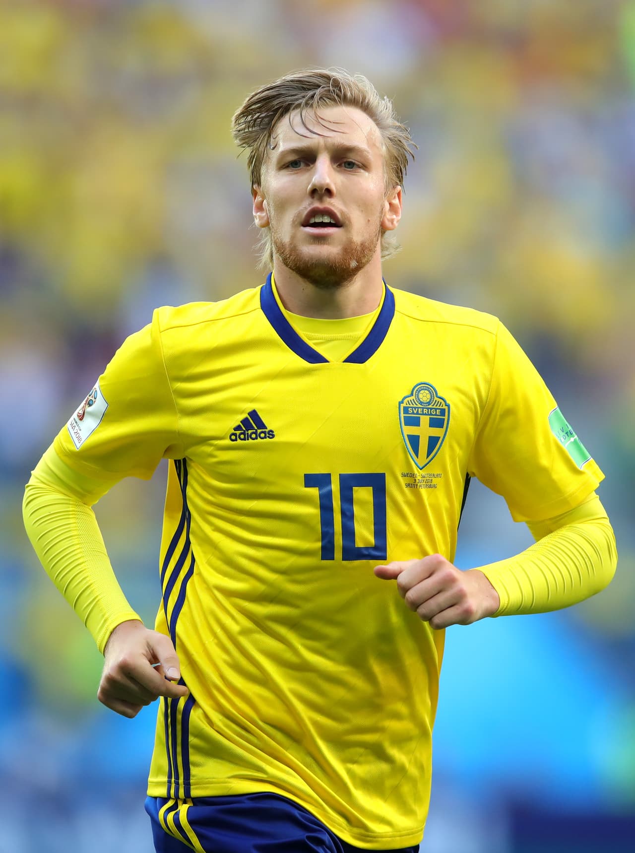 En un partido complicado, muy táctico, los suecos esperaban las pinceladas de Emil Forsberg en la medular.